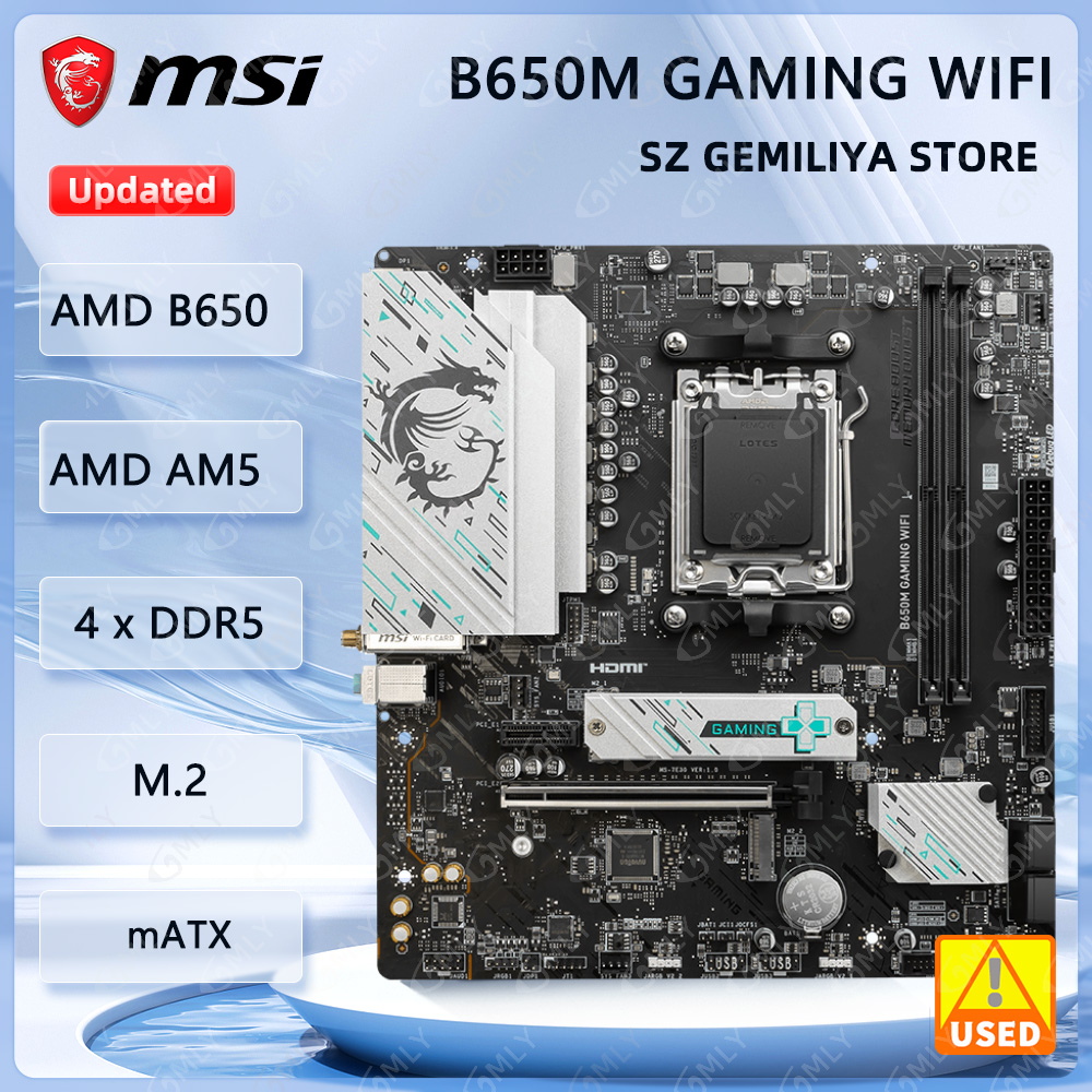 X870E Atx Motherboard - MSI B650M OYUN WIFI Anakart Soketi